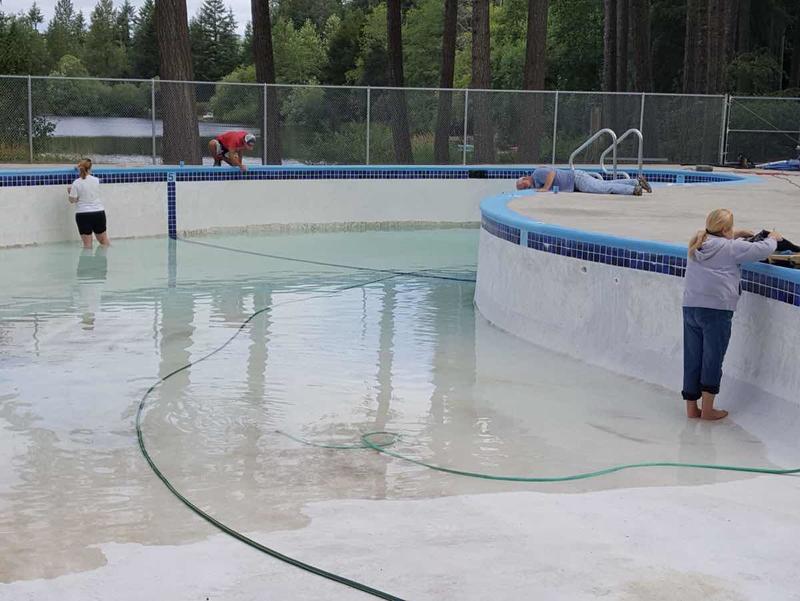 pool clean up July 2017