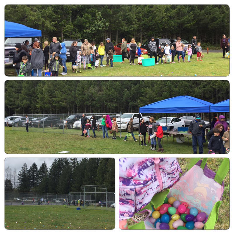 Easter Egg Hunt 2019 on the field